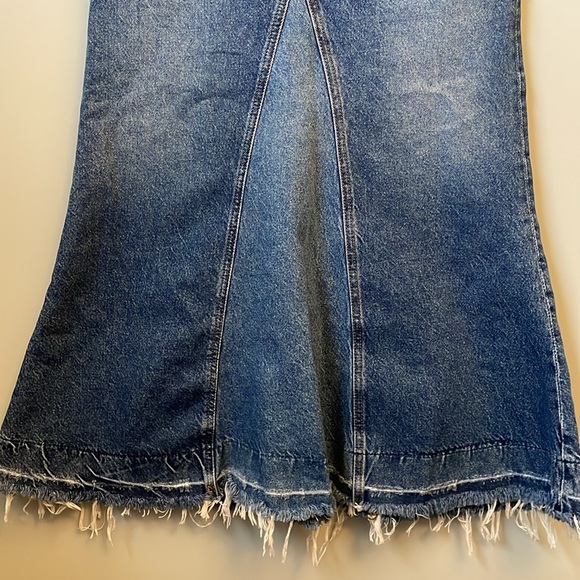 Zara long Jean skirt. EUC - Picture 4 of 9